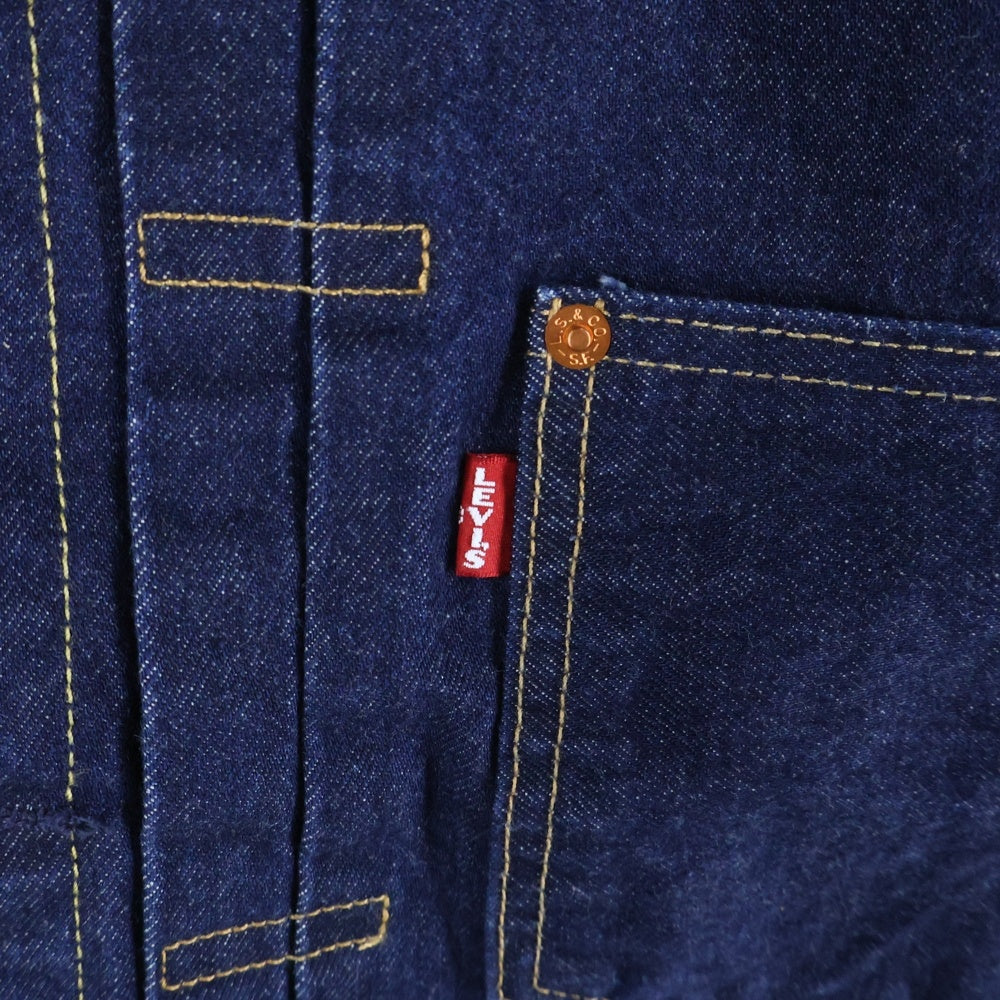 Levi's(リーバイス) TYPE I トラッカー ボタンフライ セルビッジ デニムジャケット インディゴ A3174-0030