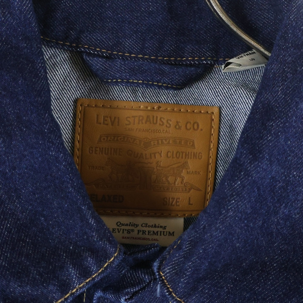 Levi's(リーバイス) TYPE I トラッカー ボタンフライ セルビッジ デニムジャケット インディゴ A3174-0030