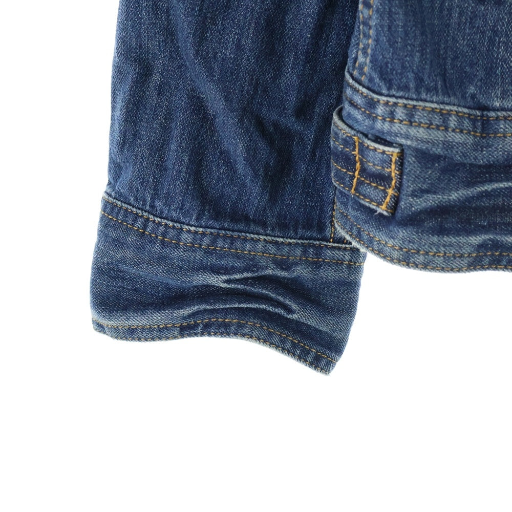 BURBERRY BLACK LABEL(バーバリー ブラックレーベル) コットン ジップアップ デニムジャケット インディゴ BMP27-101-26