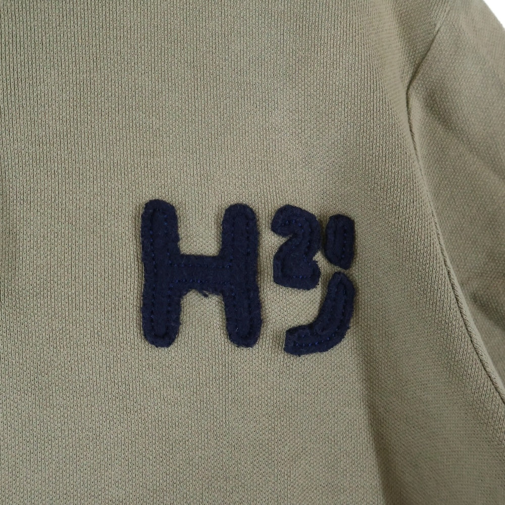 HYDROGEN(ハイドロゲン) コットン ワッペン 半袖ポロシャツ ベージュ