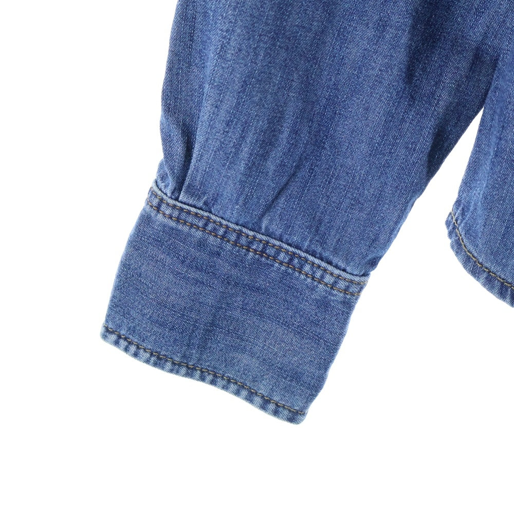 DIESEL(ディーゼル) スナップボタン 長袖 デニムシャツ インディゴ