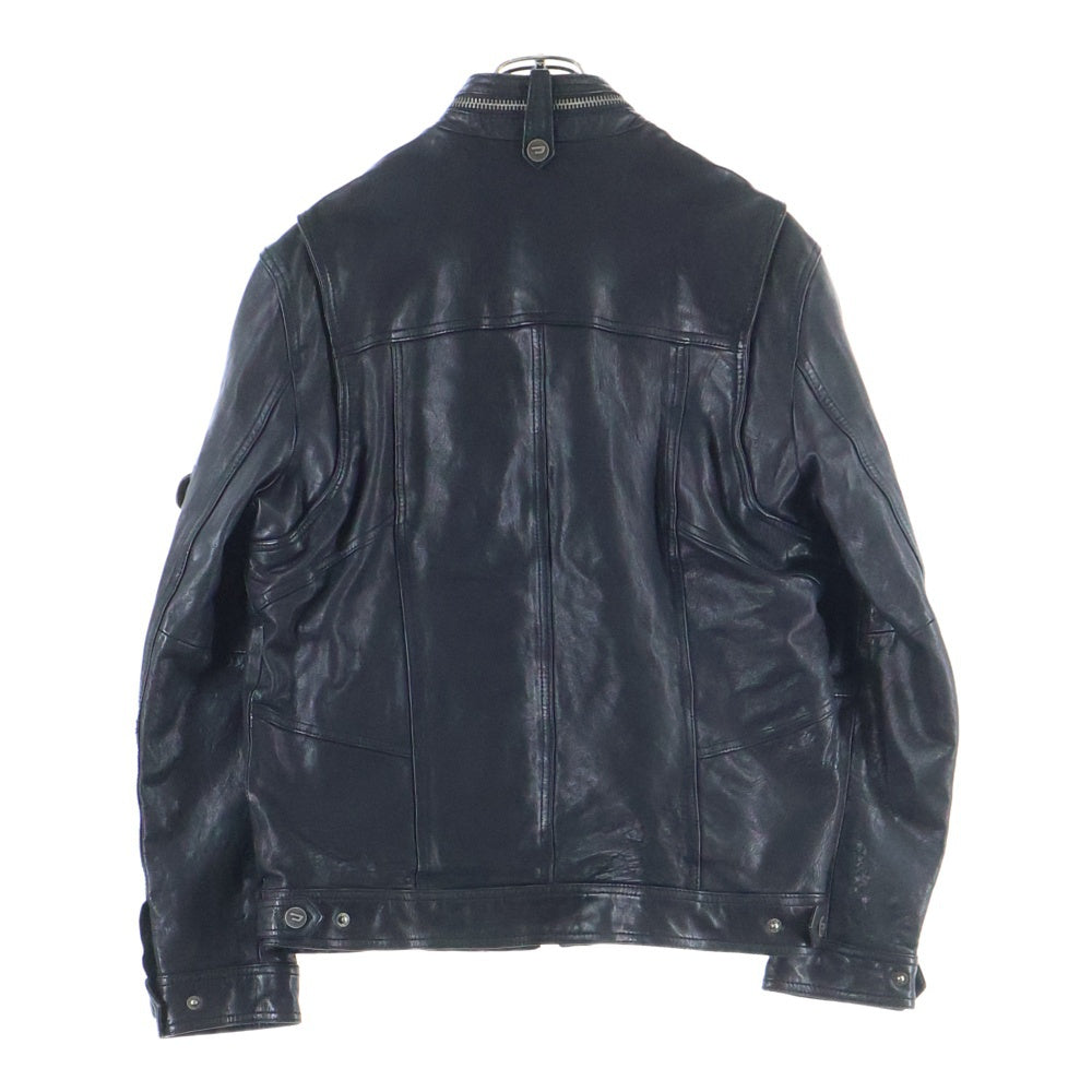 DIESEL(ディーゼル) シープレザー シングル レザージャケット ブラック