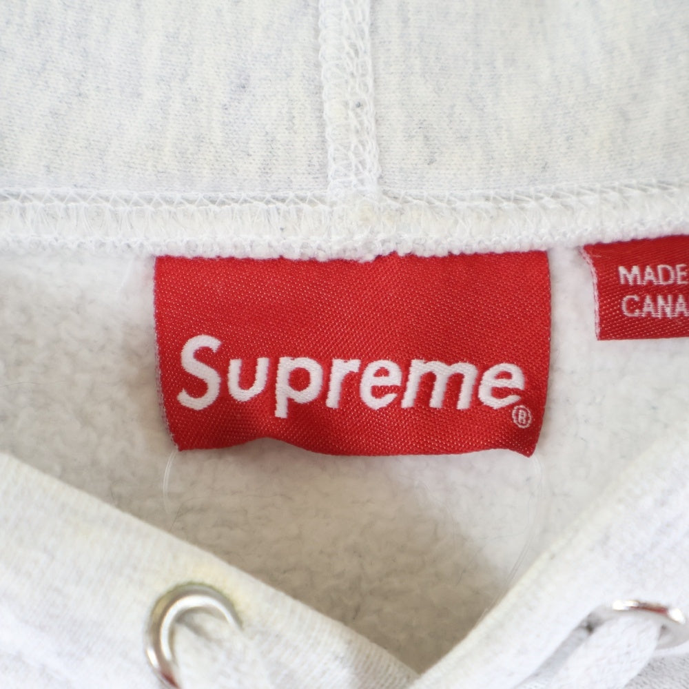 SUPREME(シュプリーム) 18AW Classic Script Hooded Sweatshirt クラシック スクリプト フーデッドスウェット プルオーバーパーカー グレー