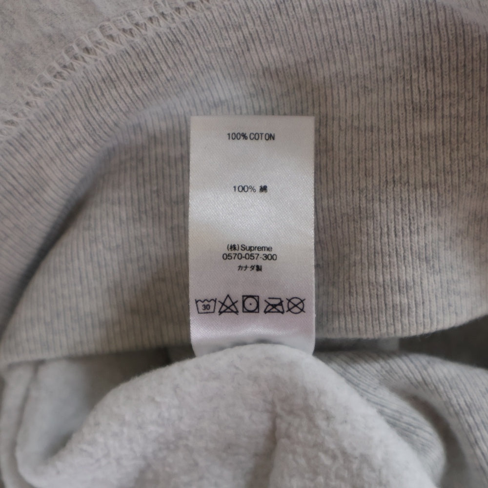 SUPREME(シュプリーム) 18AW Classic Script Hooded Sweatshirt クラシック スクリプト フーデッドスウェット プルオーバーパーカー グレー