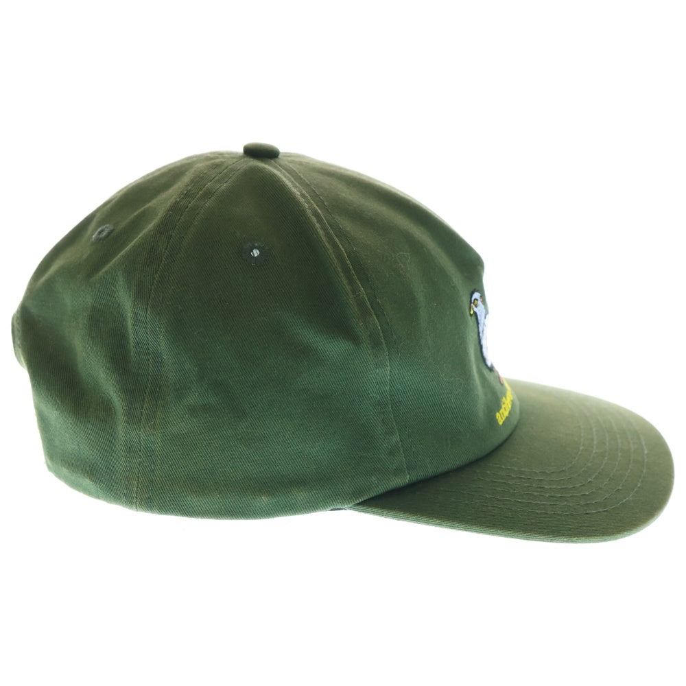 ANTIHERO(アンタイヒーロー) エンブロイダリー キャップ 帽子 グリーン