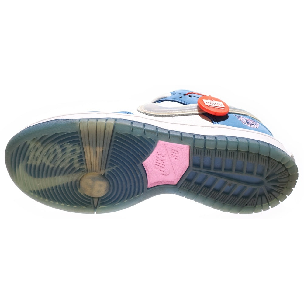 NIKE SB(ナイキエスビー) ×Born x Raised DUNK LOW One Block At a Time ボーンレイズド ダンク ローカットスニーカー レディース ホワイト/ブルー US5/23.5cm FN7819-400