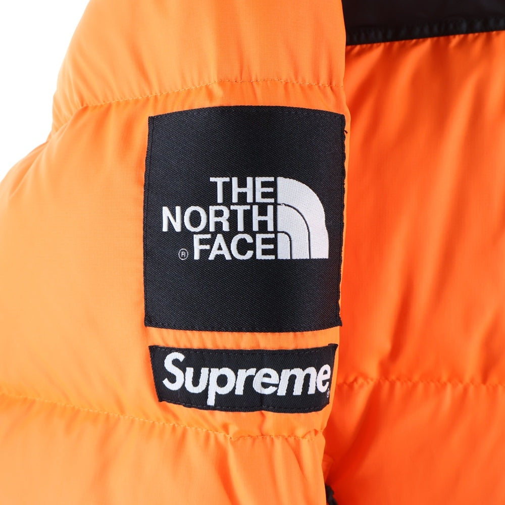 SUPREME(シュプリーム) 16AW ×THE NORTH FACE Nuptse Jacket ザノースフェイス ヌプシダウンジャケット ブラック/オレンジ ND51602I