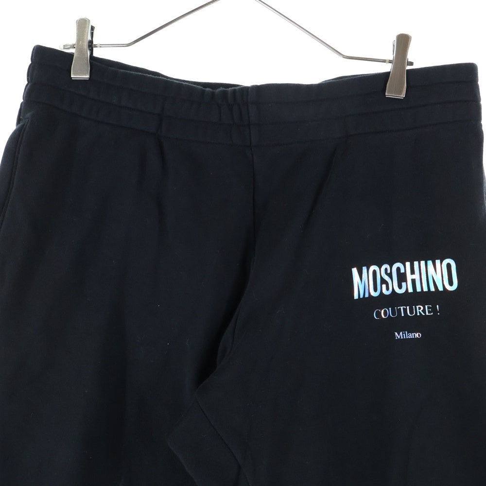 MOSCHINO(モスキーノ) 22AW ロゴプリント スウェット パンツ ブラック 222ZRA03617028
