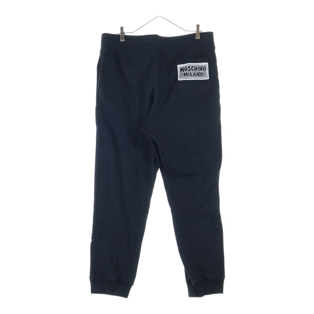 MOSCHINO(モスキーノ) 23AW ジッププリント スウェット パンツ ブラック 232ZRJ03597028