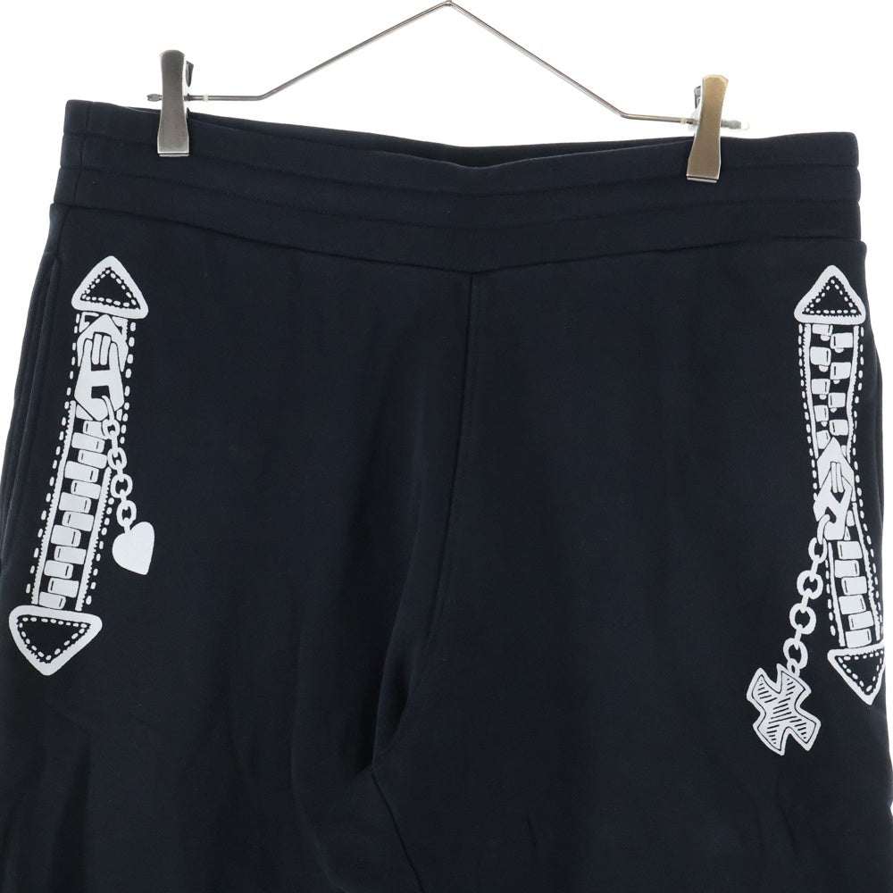 MOSCHINO(モスキーノ) 23AW ジッププリント スウェット パンツ ブラック 232ZRJ03597028