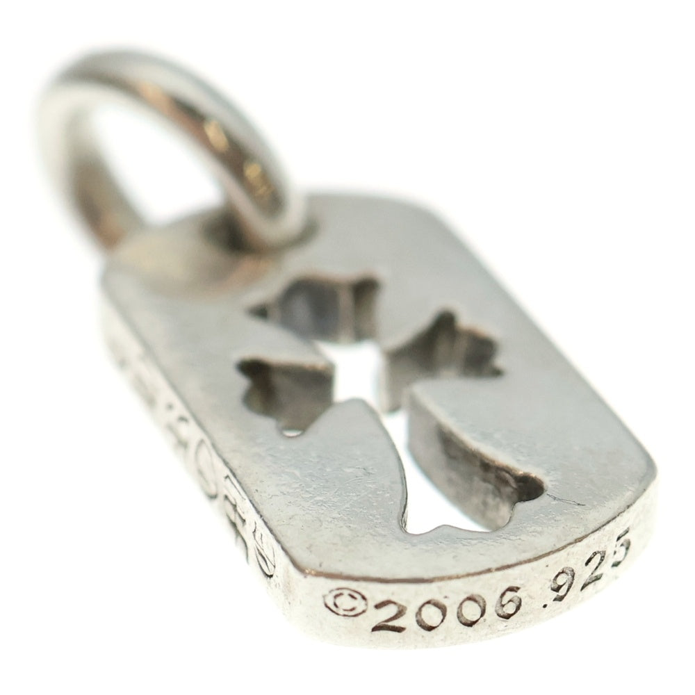 CHROME HEARTS(クロムハーツ) DT TNY CO CRS タイニーカットアウトクロスドッグタグ チャーム ペンダントトップ シルバー BCA252