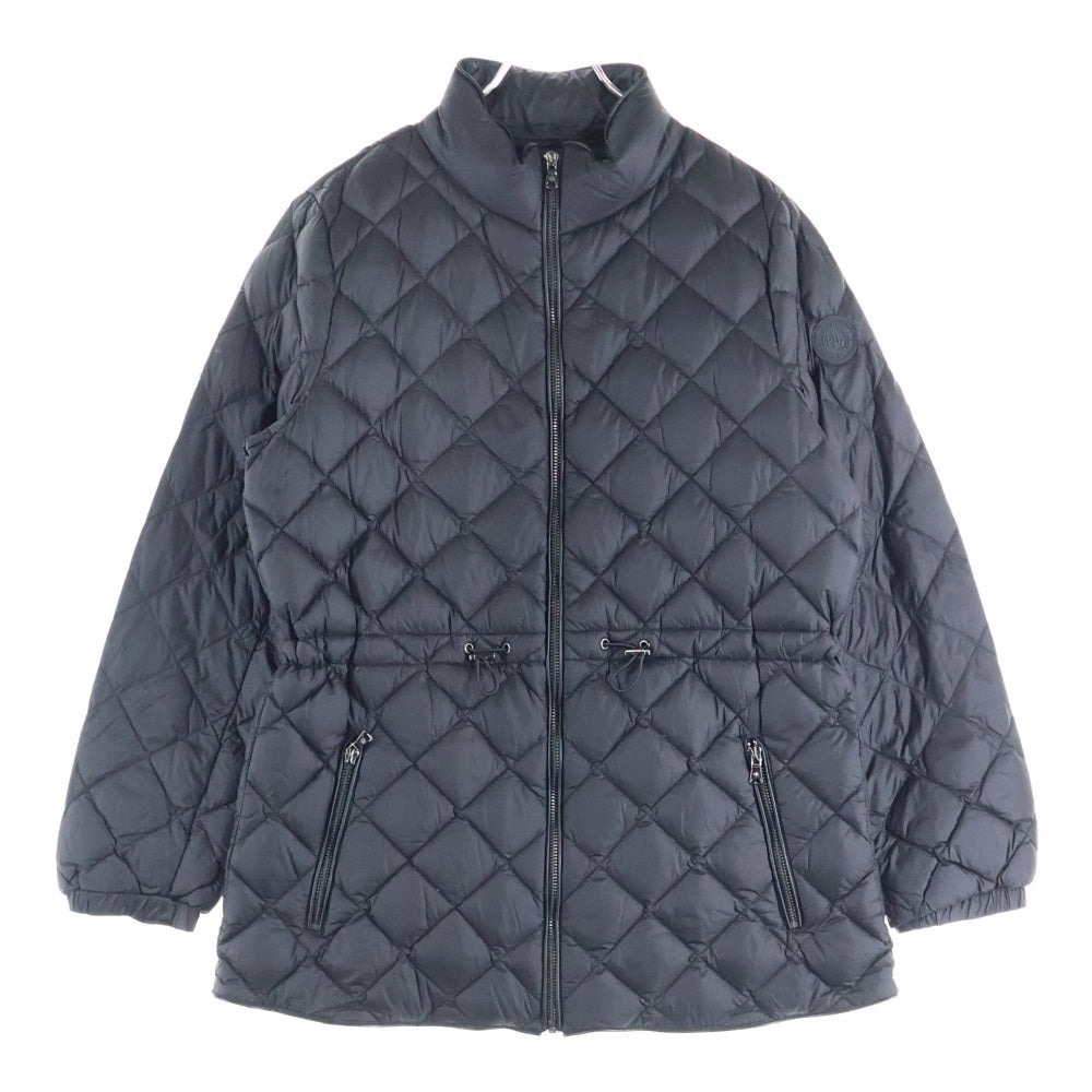 LAUREN RALPH LAUREN(ローレンラルフローレン) ショルダーエンブロイダリーデザイン マルチポケット ジップアップ キルティングジャケット レディース ブラック