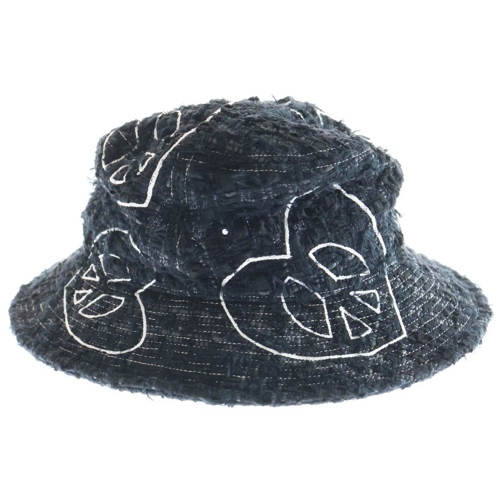 READY MADE(レディメイド) TWEED BUCKET HAT/BLK ツイード バケットハット 帽子 ブラック RE-TW-BK-00-00-292