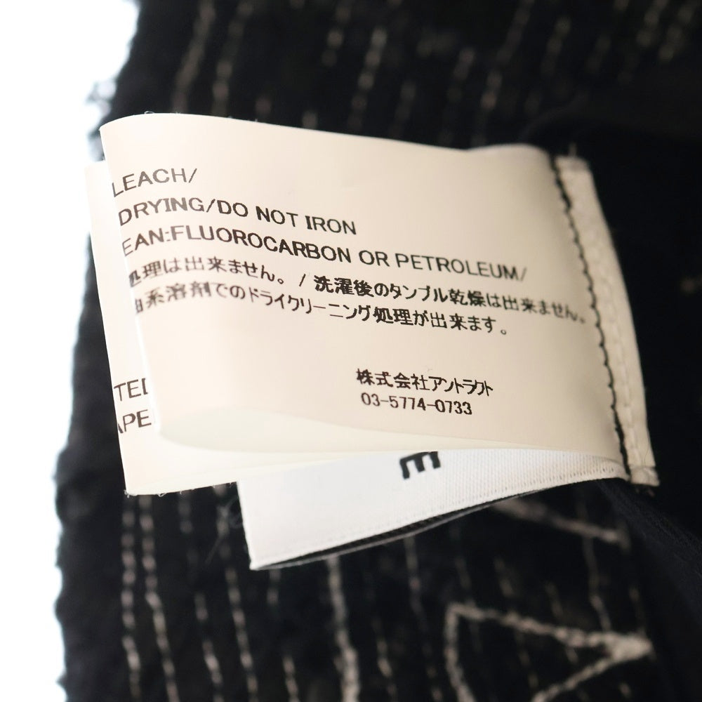 READY MADE(レディメイド) TWEED BUCKET HAT/BLK ツイード バケットハット 帽子 ブラック RE-TW-BK-00-00-292