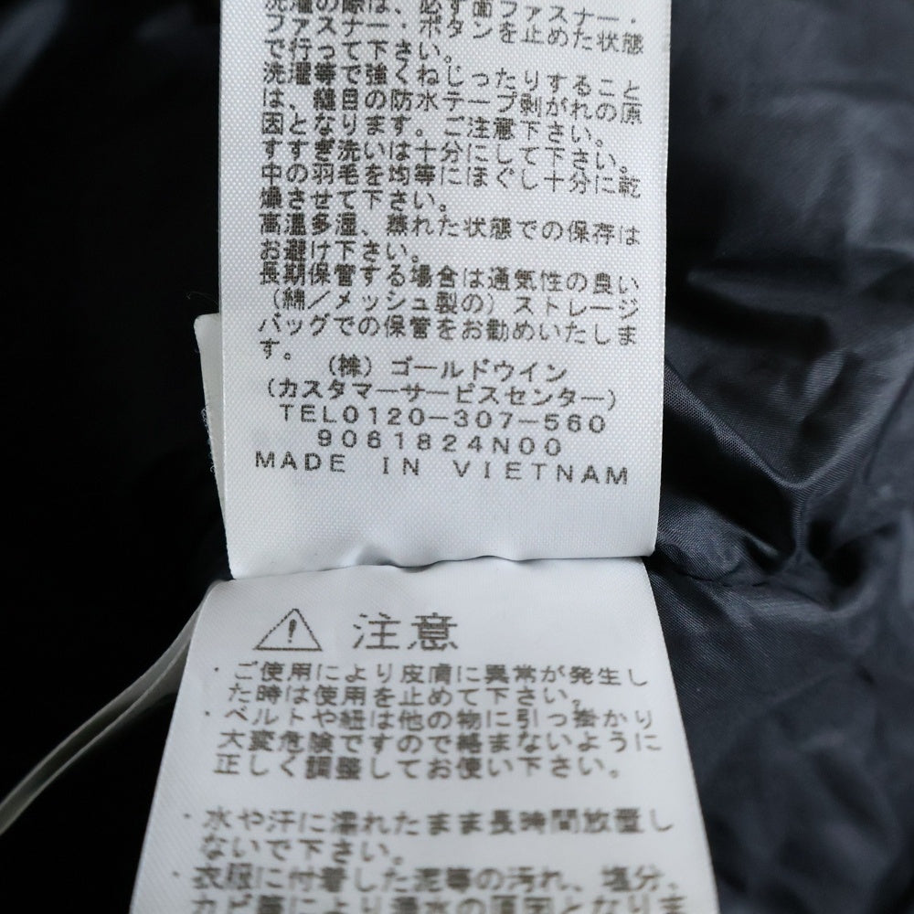 THE NORTH FACE(ザノースフェイス) MOUNTAIN DOWN COAT GORE-TEX マウンテン ゴアテックス ジップアップダウンジャケット カーキ/ブラック ND91935