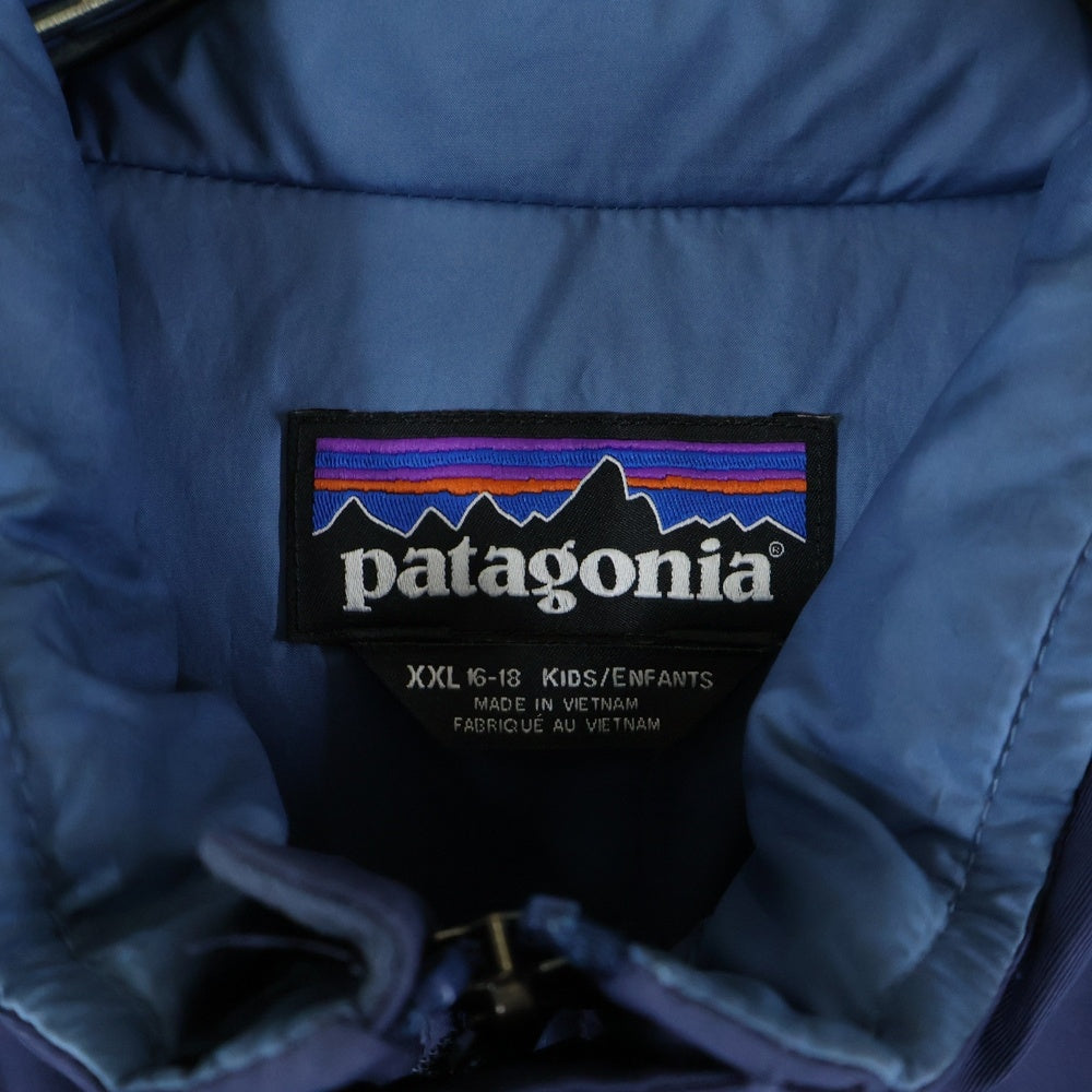 PATAGONIA(パタゴニア) BIVY DOWN HOODY ビビー フーデッド ダウンジャケット ネイビー キッズ STY68310