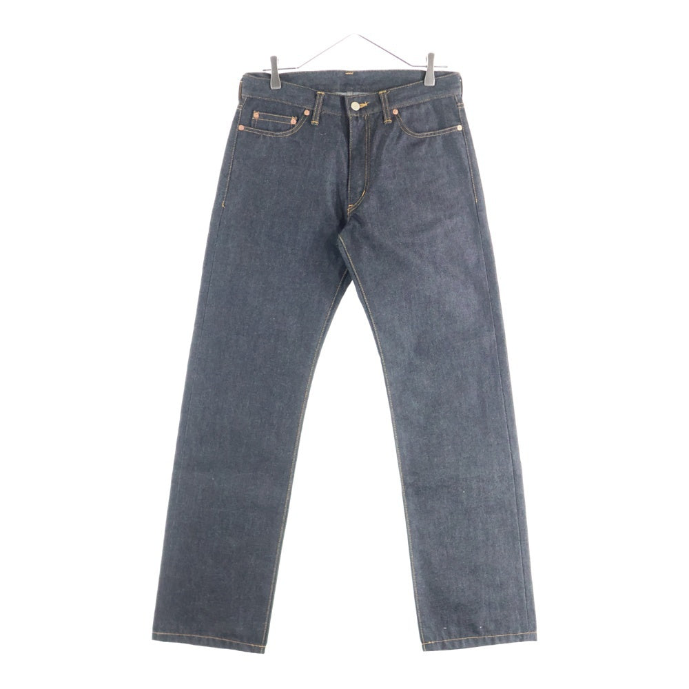 COMME des GARCONS HOMME(コムデギャルソンオム) AD2003 オレンジステッチ ジップフライ ストレート デニムパンツ インディゴ HL-P020