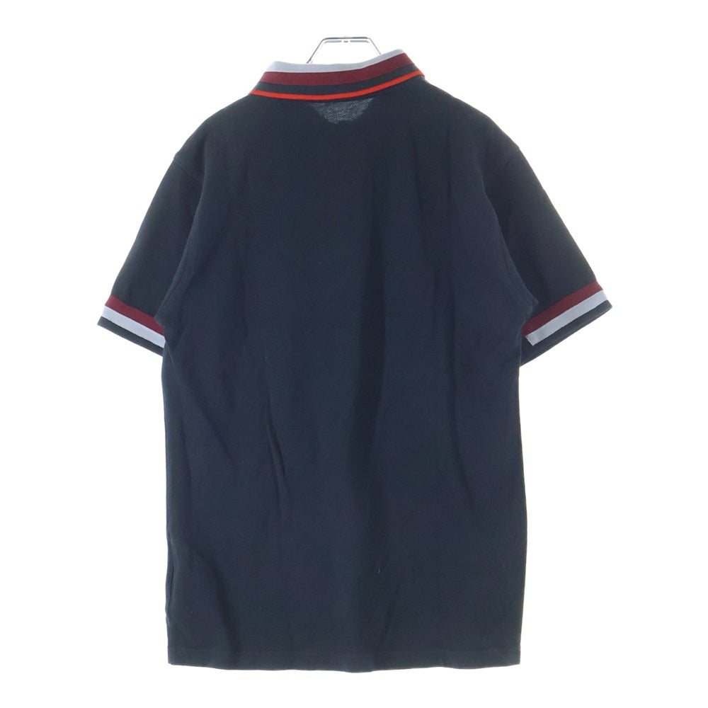 COMME des GARCONS SHIRT(コムデギャルソンシャツ) 07SS ワンポイントロゴ 半袖ポロシャツ ブラック S15081