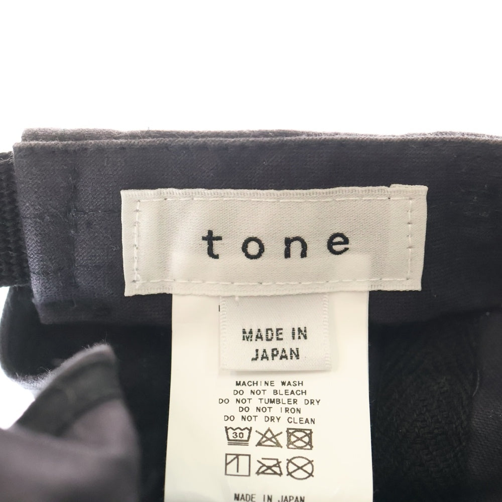 tone(トーン) コットン ジェットキャップ 帽子 グレー
