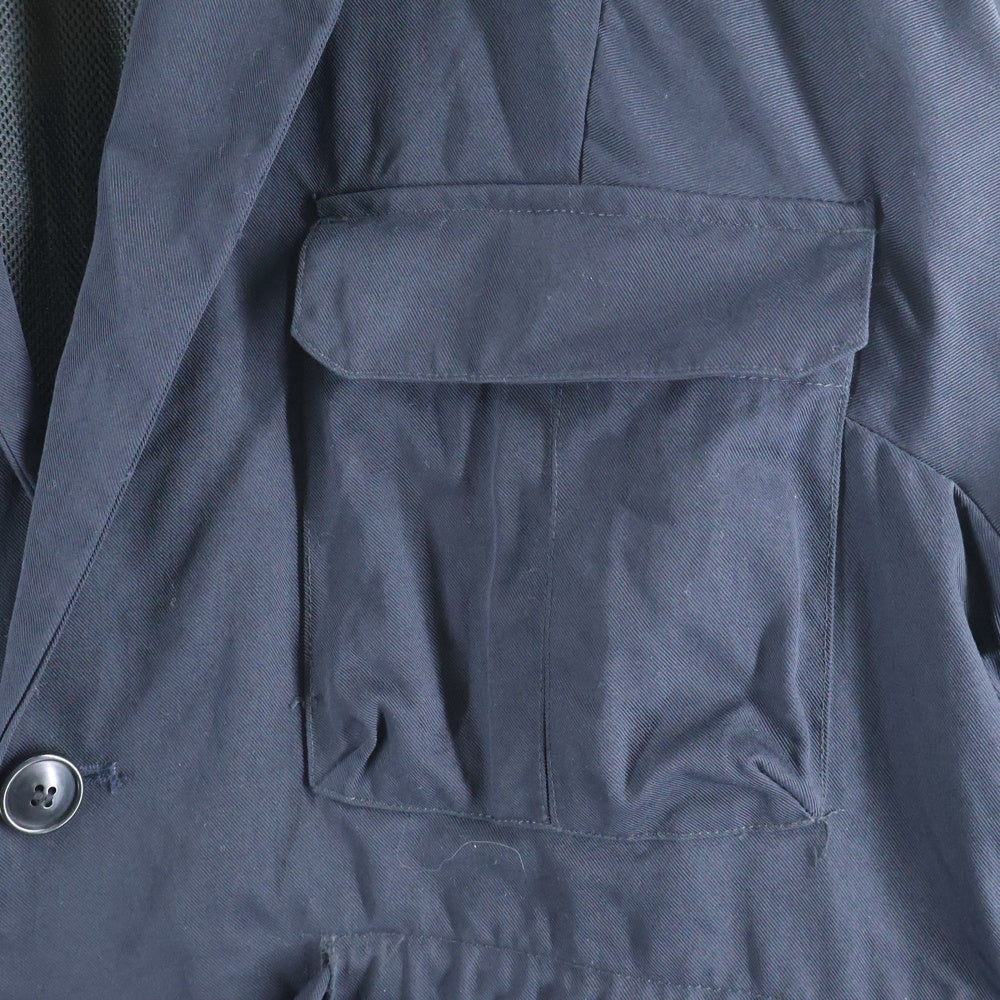 F/CE.(エフシー イー) ナイロン マルチポケット ロングコート ブラック F1801FCMC00008