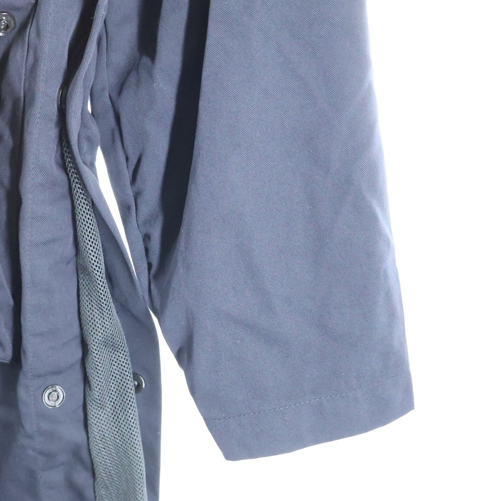 F/CE.(エフシー イー) ナイロン マルチポケット ロングコート ブラック F1801FCMC00008