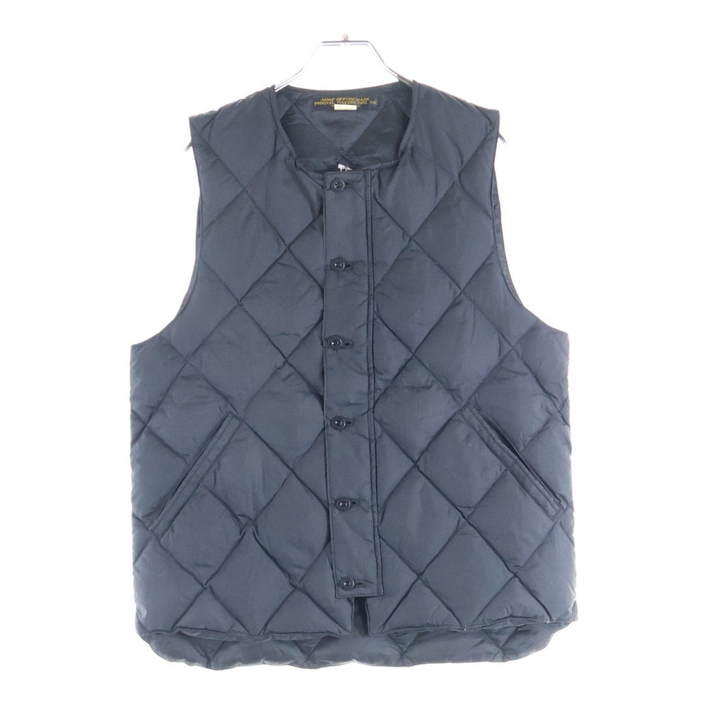 PHIGVEL MAKERS&CO(フィグベルメーカーズアンドコー) NONE BETTER MADE キルティング ダウンベスト ブラック