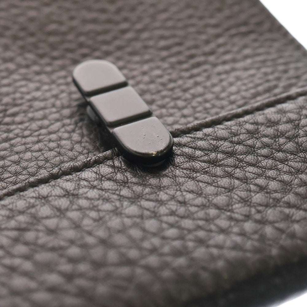 NO BRAND(ノーブランド) TOMOE トモエ レザー ショルダーサコッシュ バッグ ブラック