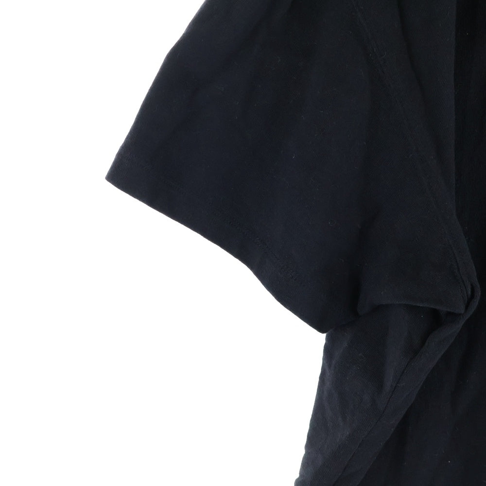 YOKO SAKAMOTO(ヨーコサカモト) コットン 半袖 ポロシャツ ブラック