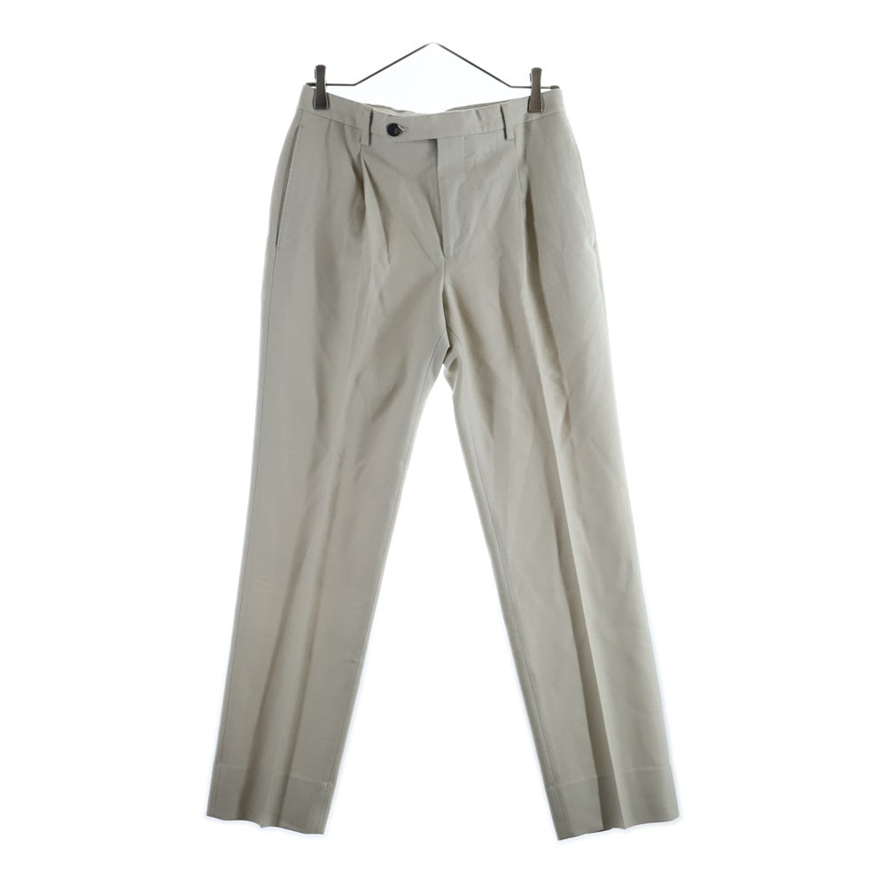 UNITED ARROWS(ユナイテッドアローズ) ウール センタープレス スラックスパンツ アイボリー