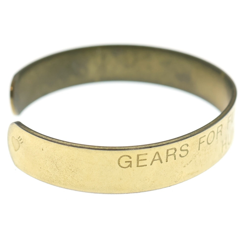 HUMAN MADE(ヒューマンメイド) BANGLE ロゴデザイン刻印 バングル
