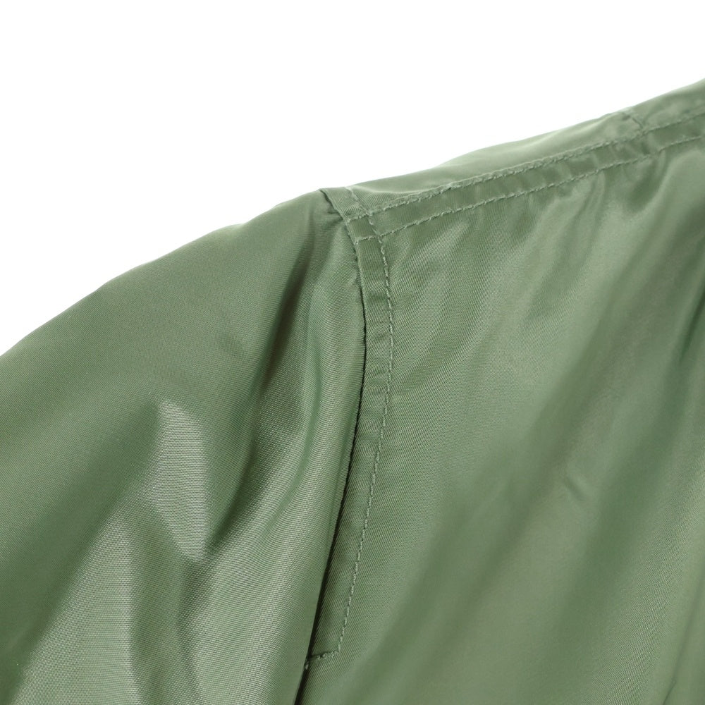 FUTURA LABORATORIES(フューチュラ・ラボラトリーズ) ×NIGOLD MA-1 JACKET ニゴールド フロントロゴエンブロイダリー マルチポケット ジップアップ フライジャケット エムエーワン グリーン
