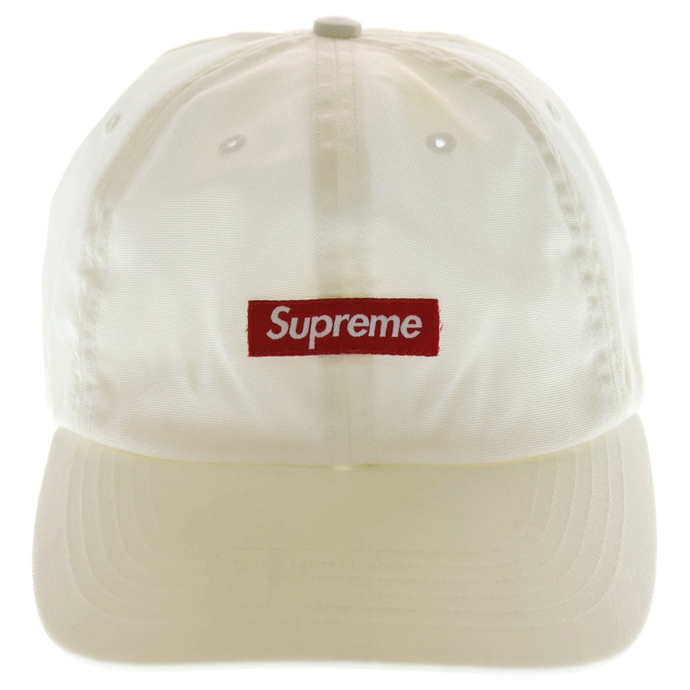 SUPREME(シュプリーム) Cordura Small Box Logo 6 Panel コーデュラ スモールボックスロゴ 6パネル キャップ 帽子 ホワイト