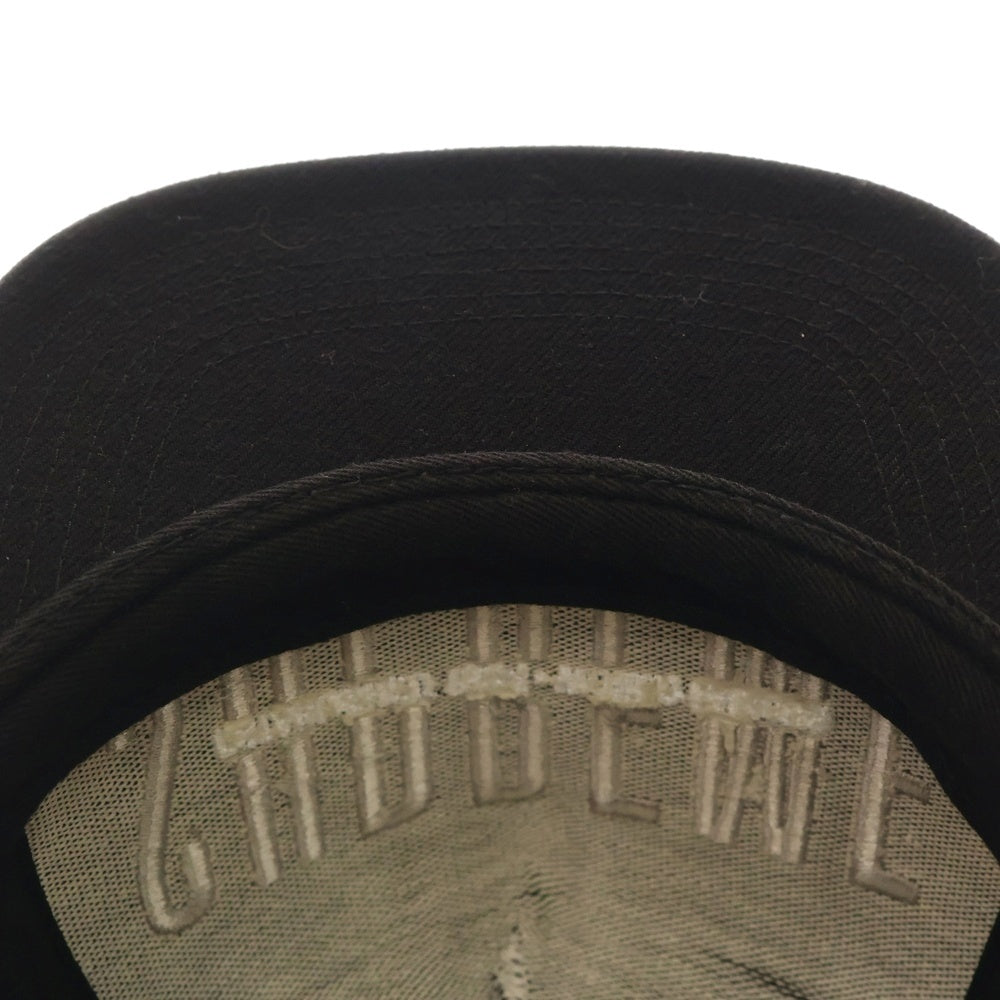 SUPREME(シュプリーム) 18AW Global 6 Panel Cap グローバル ロゴエンブロイダリー キャップ 帽子 ブラック