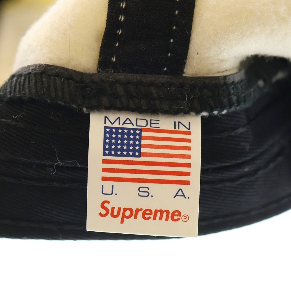 SUPREME(シュプリーム) 18AW Polartec Logo 6 Panel Cap ポーラテック フリース エスロゴ キャップ 帽子 アイボリー