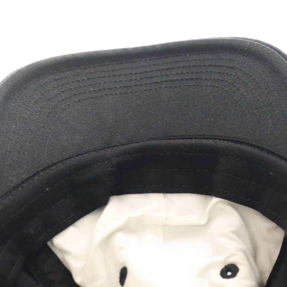 SUPREME(シュプリーム) 22AW Boiled Wool S Logo 6-Panel ボイルドウール エスロゴ キャップ 帽子 ブラック