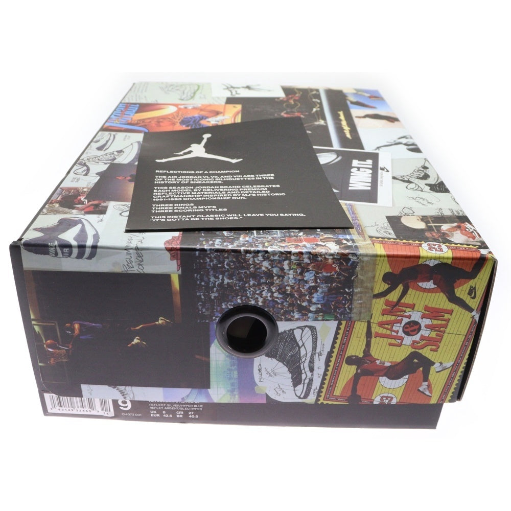 NIKE(ナイキ) AIR JORDAN 8 RETRO SP REFLECT SILVER エアジョーダン8 SP リフレクトシルバー ハイカットスニーカー シルバー US9/27cm CL4073-001