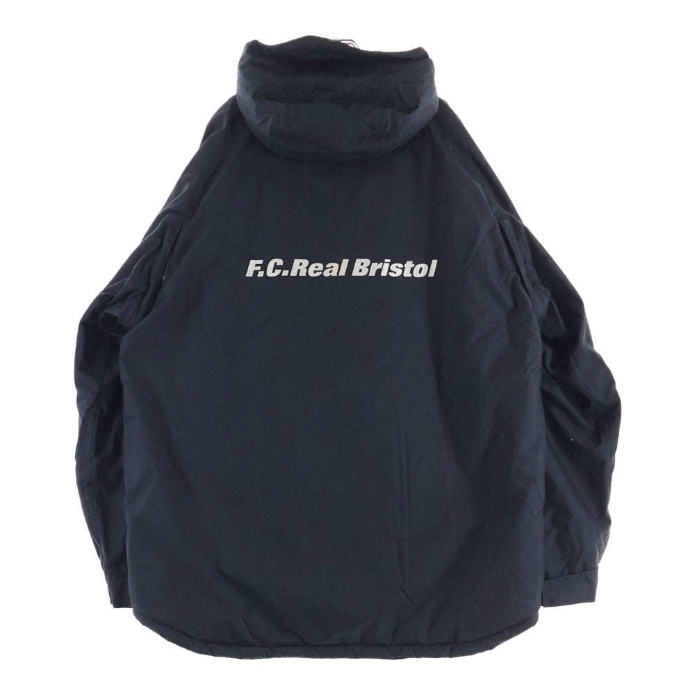 NIKE(ナイキ) ×F.C.R.B. エフシーアールビー 胸ロゴデザイン フーデッド ジップアップ ナイロンジャケット ブラック F1 SNI