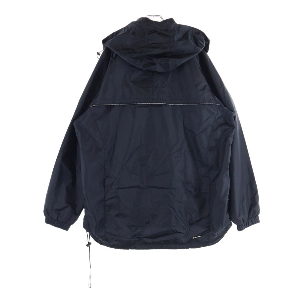 NIKE(ナイキ) ×F.C.R.B. エフシーアールビー 胸ロゴデザイン マルチポケット フーデッド ジップアップ ナイロンジャケット ブラック F0 MAS
