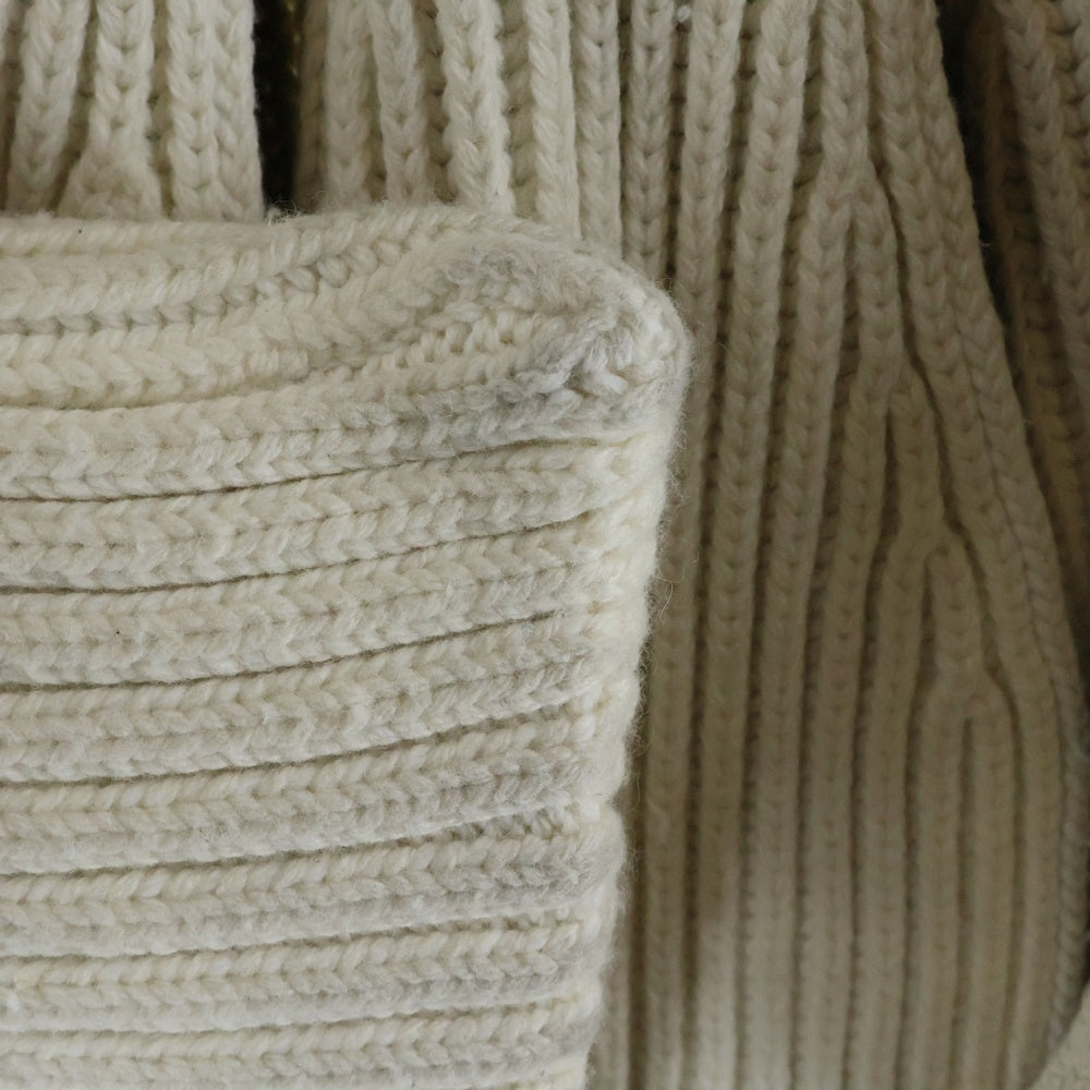 Sacai(サカイ) シフォンミックス ニット ワンピース ホワイト レディース 24-07501