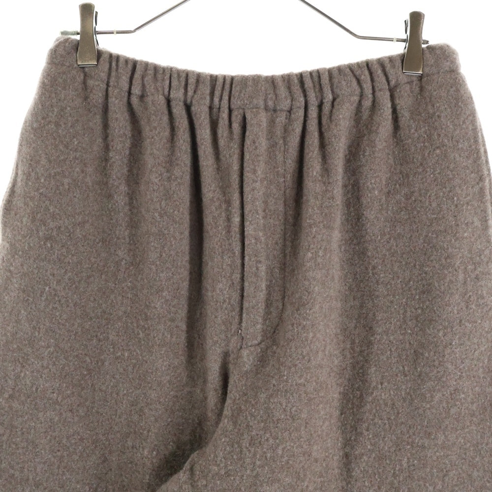 AURALEE(オーラリー) 21AW CASHMERE WOOL BRUSHED JERSEY PANTS カシミア ウール ブラッシュド ジャージパンツ ブラウン A21AP02PT