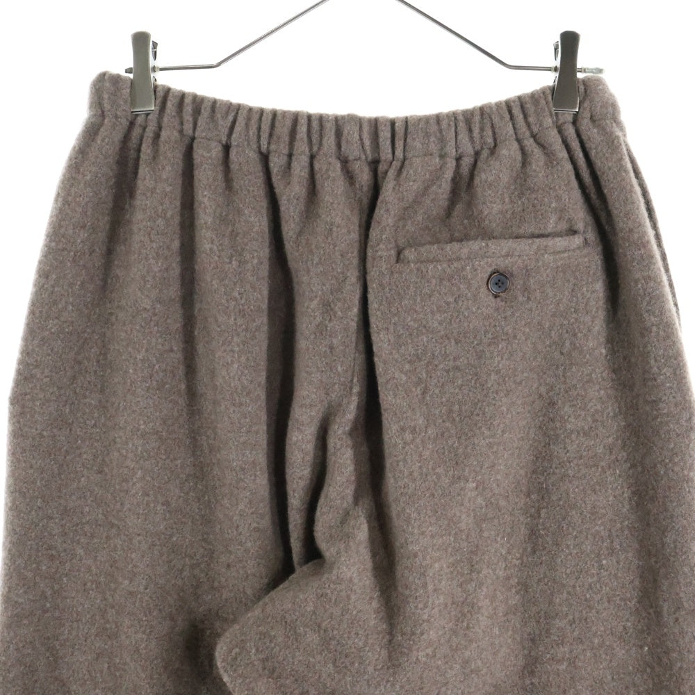 AURALEE(オーラリー) 21AW CASHMERE WOOL BRUSHED JERSEY PANTS カシミア ウール ブラッシュド ジャージパンツ ブラウン A21AP02PT