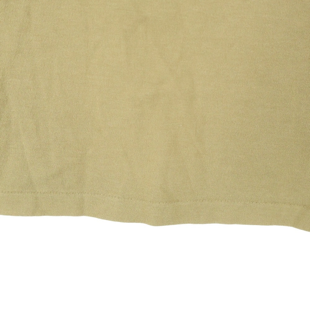 AURALEE(オーラリー) 21AW LUSTER PLAITING HI NECK L/S TEE ラスタープレーティング ハイネック長袖カットソー ベージュ A21AP02GT