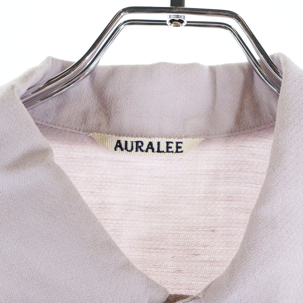 AURALEE(オーラリー) 21AW SILK LINEN DOBBY SHIRTS JACKET シルク