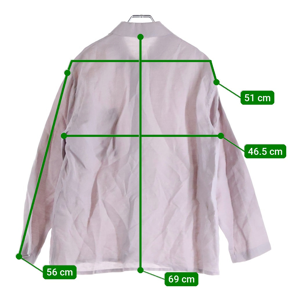 AURALEE(オーラリー) 21AW SILK LINEN DOBBY SHIRTS JACKET シルク