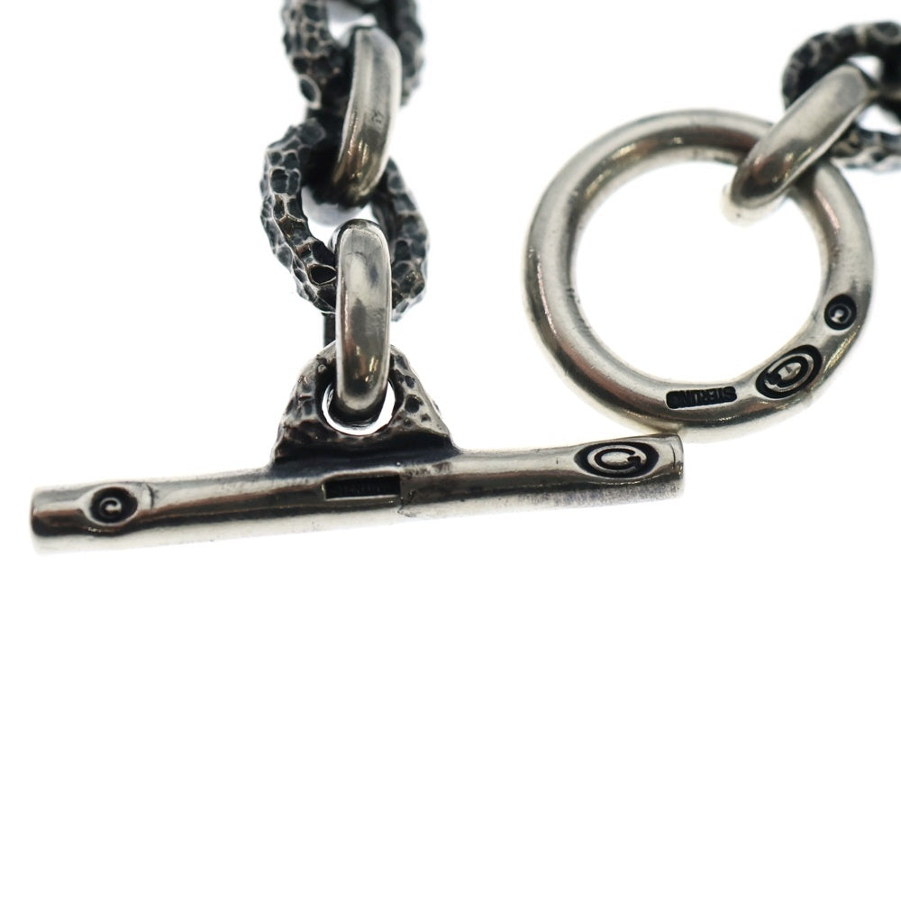 Gaboratory/Gabor(ガボラトリー/ガボール) HALF SMALL OVAL& CHISELED SMALL OVAL CHAIN ハーフスモール オーバル チズルド スモール オーバル チェーンネックレス シルバー