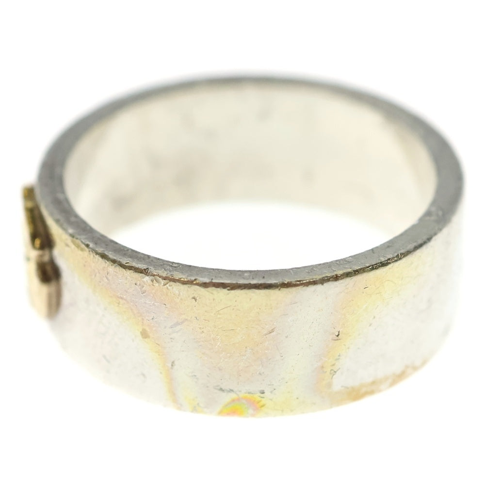 goro's(ゴローズ) ローズ平打ちリング シルバー/ゴールド