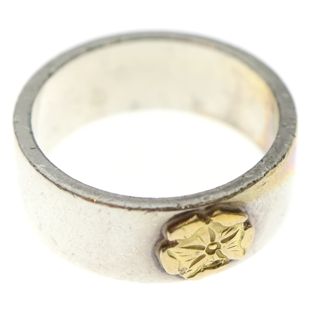 goro's(ゴローズ) ローズ平打ちリング シルバー/ゴールド