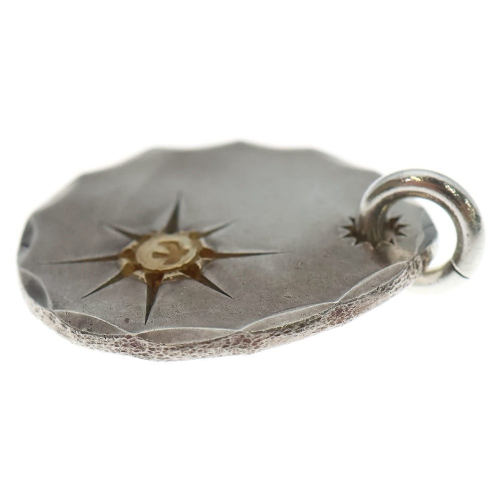 goro's(ゴローズ) 印台ズレ たたきメタル中 ペンダントトップ シルバー