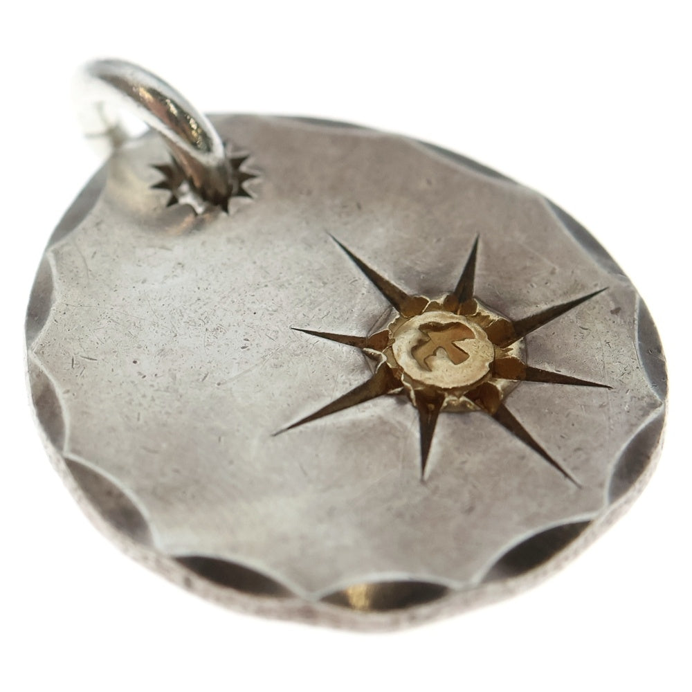 goro's(ゴローズ) 印台ズレ たたきメタル中 ペンダントトップ シルバー/ゴールド