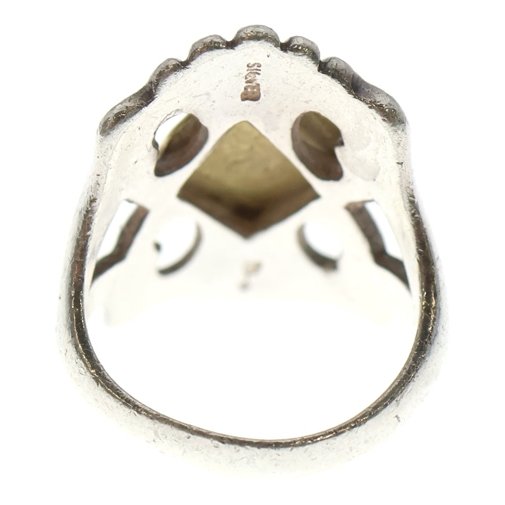 goro's(ゴローズ) 大メタル付きキャストリング シルバー/ゴールド